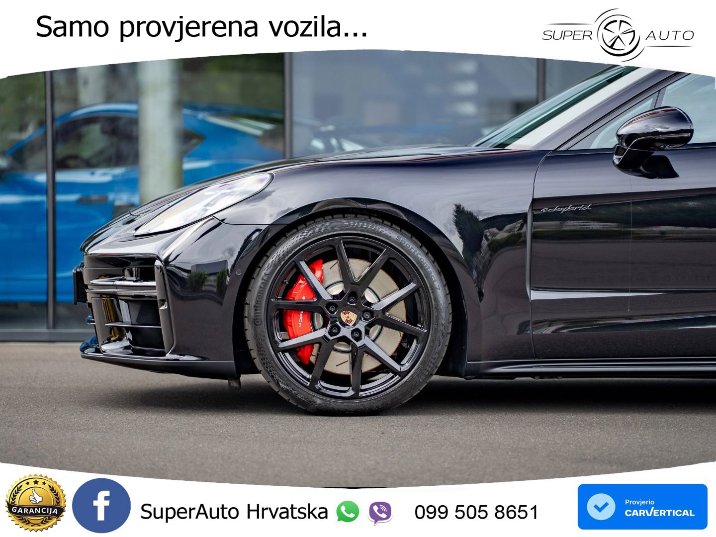 Porsche Panamera 4S 2.9 V6 (544 KS) E-Hybrid PDK ZRAČNI+ACC+GR SJED+KAM+PANO