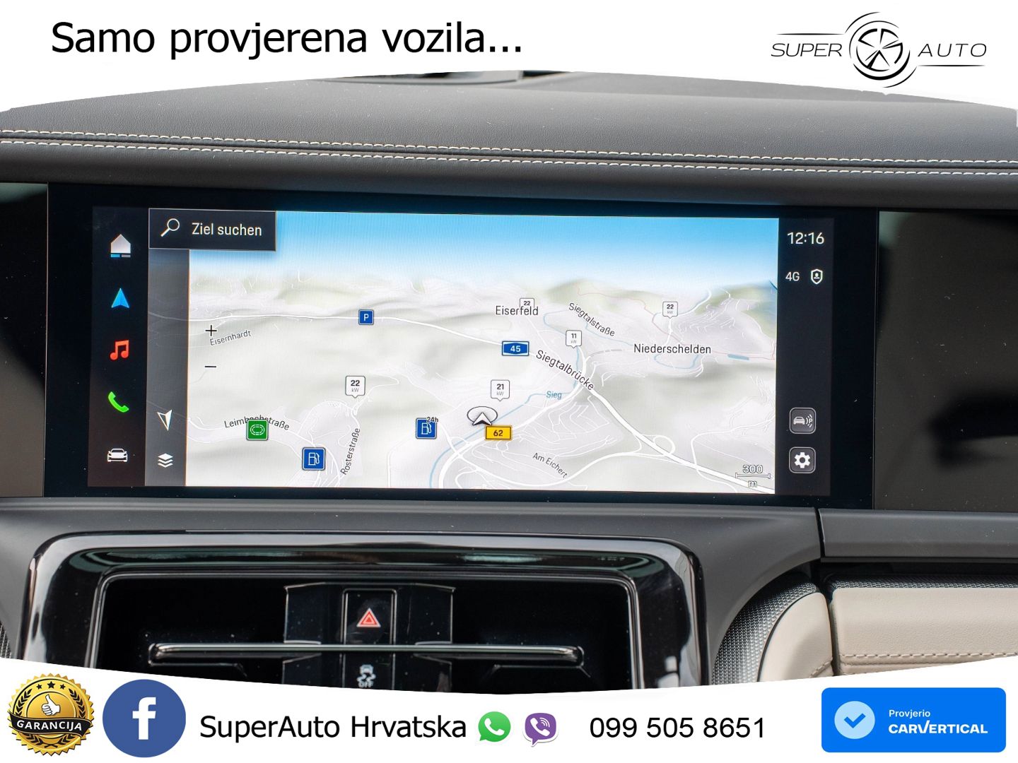 Porsche Panamera 4S 2.9 V6 (544 KS) E-Hybrid PDK ZRAČNI+ACC+GR SJED+KAM+PANO