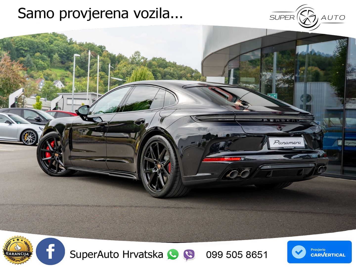 Porsche Panamera 4S 2.9 V6 (544 KS) E-Hybrid PDK ZRAČNI+ACC+GR SJED+KAM+PANO