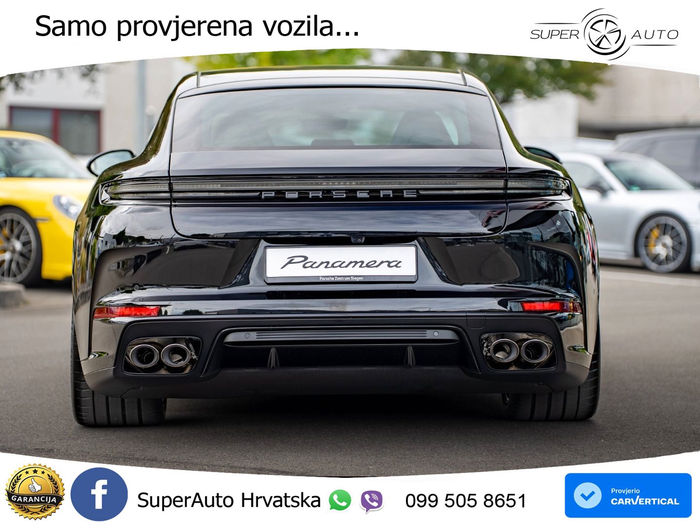 Porsche Panamera 4S 2.9 V6 (544 KS) E-Hybrid PDK ZRAČNI+ACC+GR SJED+KAM+PANO