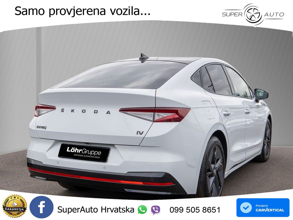 Škoda Enyaq Coupe iV RS 82 kWh (299 KS) AWD LED+GR SJED+ACC