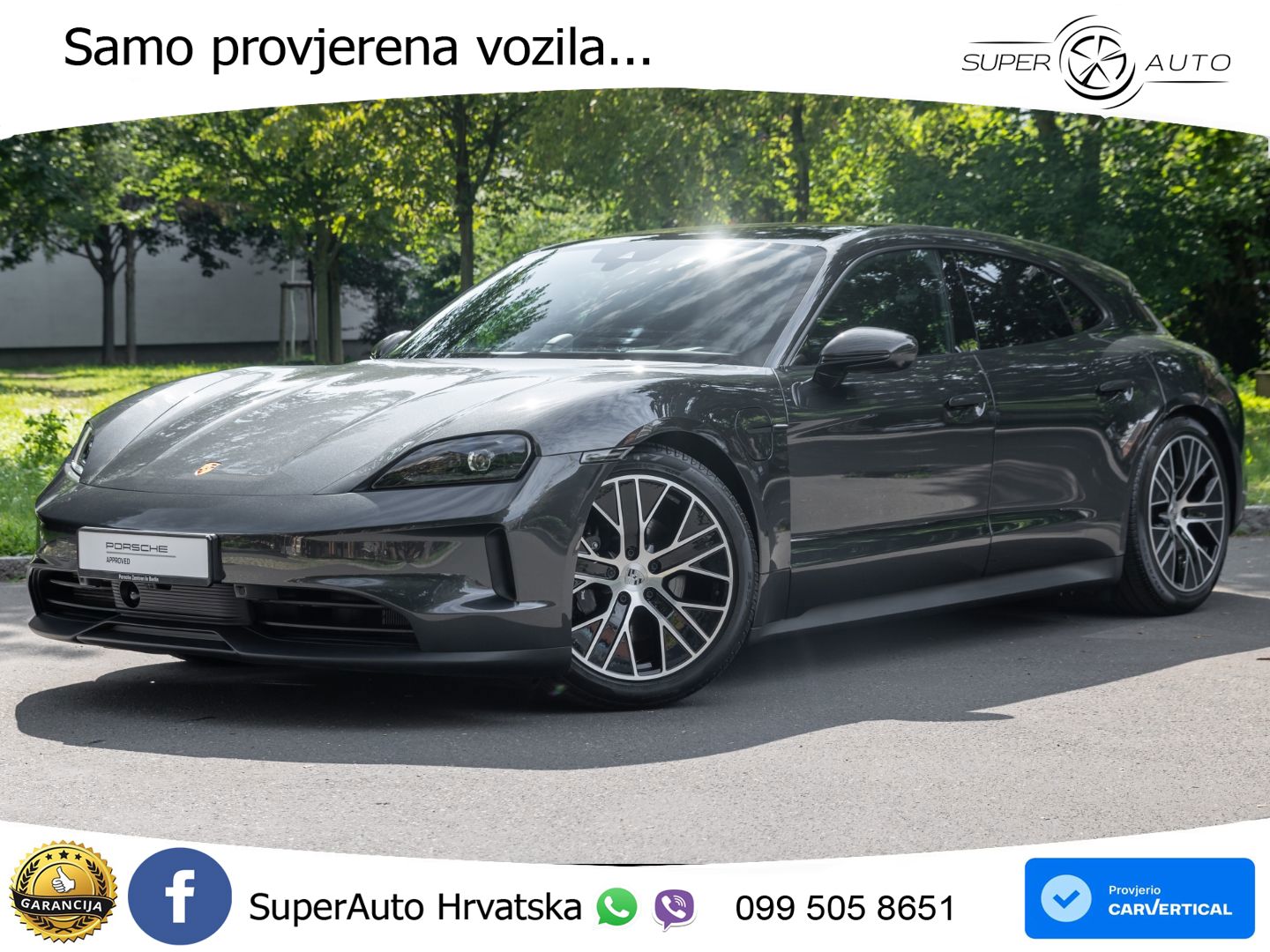 Porsche Taycan Sport Turismo 105 kWh (435 KS)