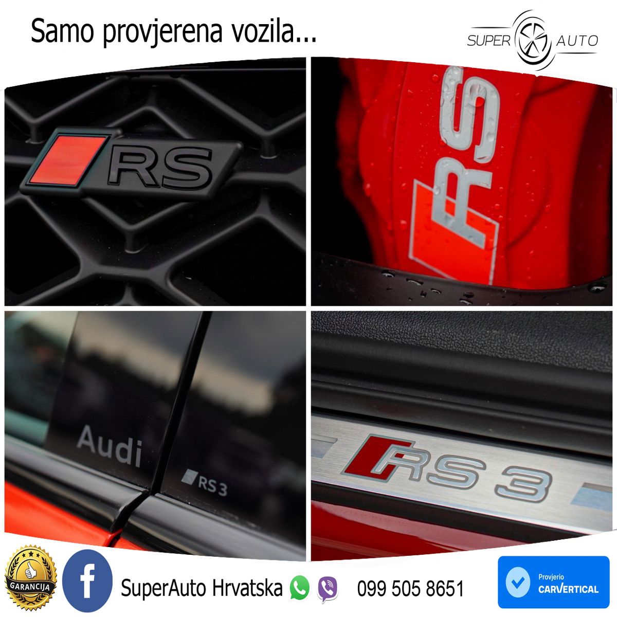 Audi RS3 Sedan 2.5 TFSI (400 KS) quattro S tronic LED+GR SJED+ACC