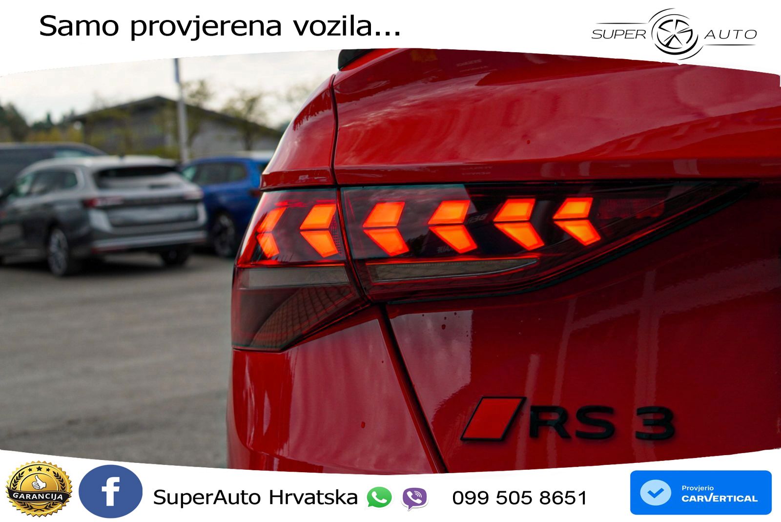 Audi RS3 Sedan 2.5 TFSI (400 KS) quattro S tronic LED+GR SJED+ACC