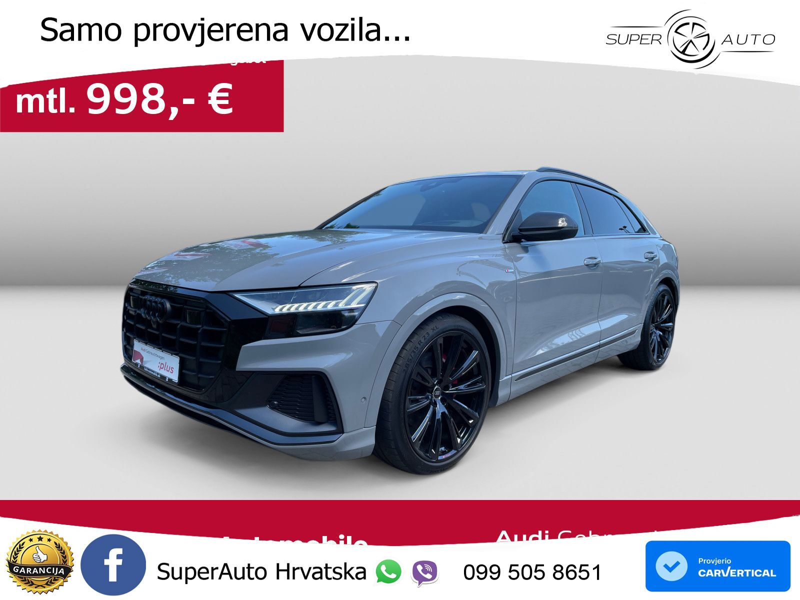 Audi Q8 50 TDI V6 (286 KS) quattro Tiptronic