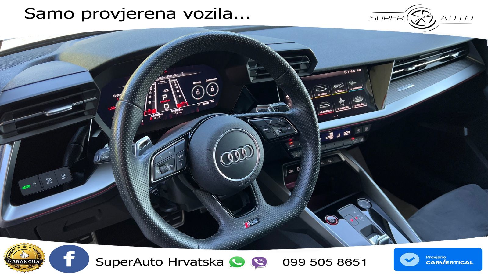 Audi RS3 Sportback 2.5 TFSI (400 KS) quattro S tronic S line
