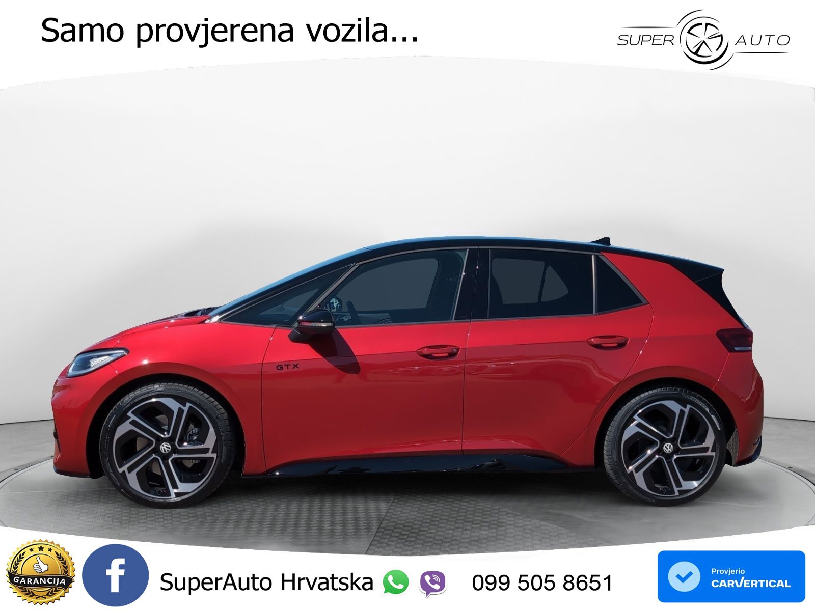 Volkswagen ID.3 GTX 84 kWh (286 KS) LED+GR SJED+ACC