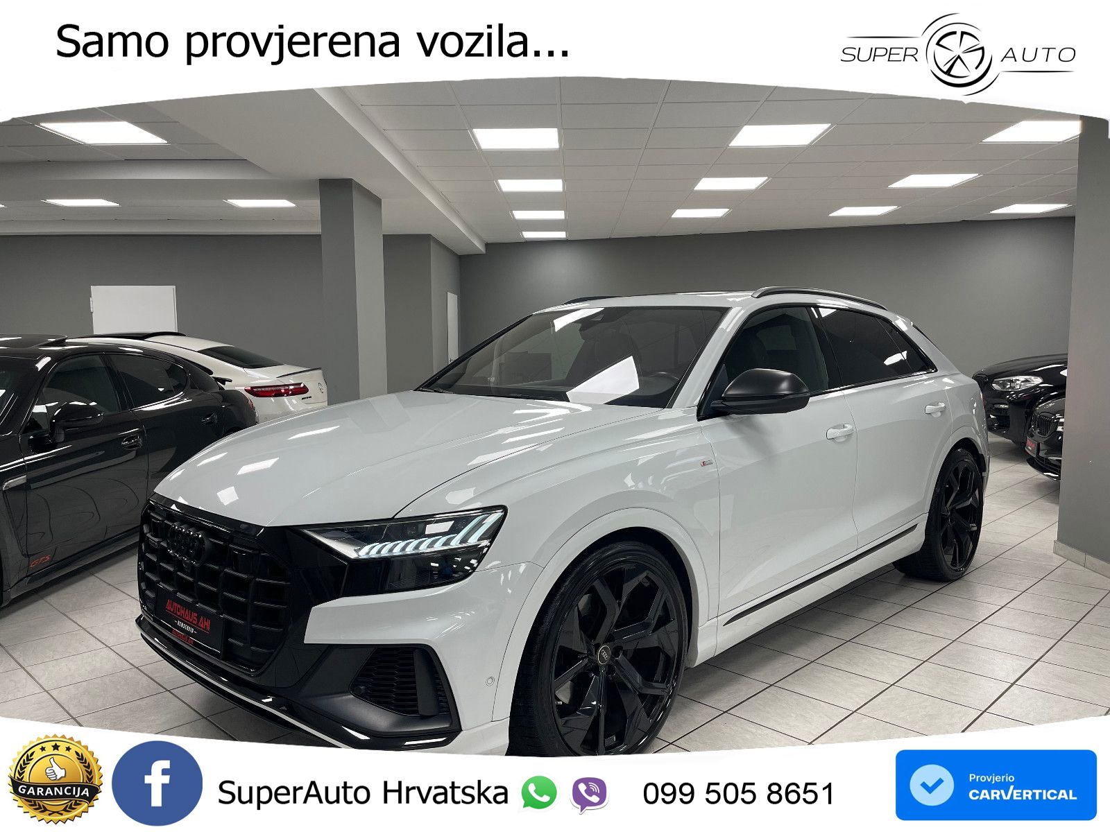 Audi Q8 50 TDI V6 (286 KS) quattro Tiptronic S line LED+GR SJED+ACC