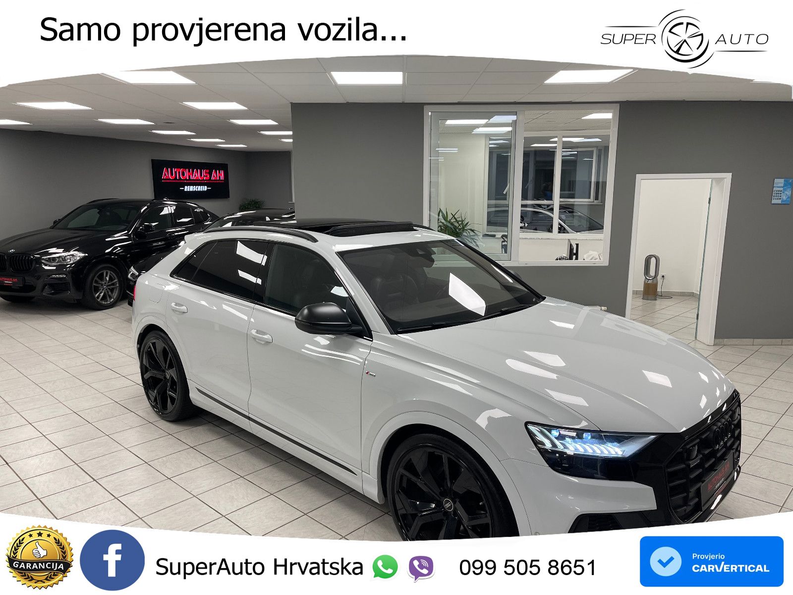 Audi Q8 50 TDI V6 (286 KS) quattro Tiptronic S line LED+GR SJED+ACC