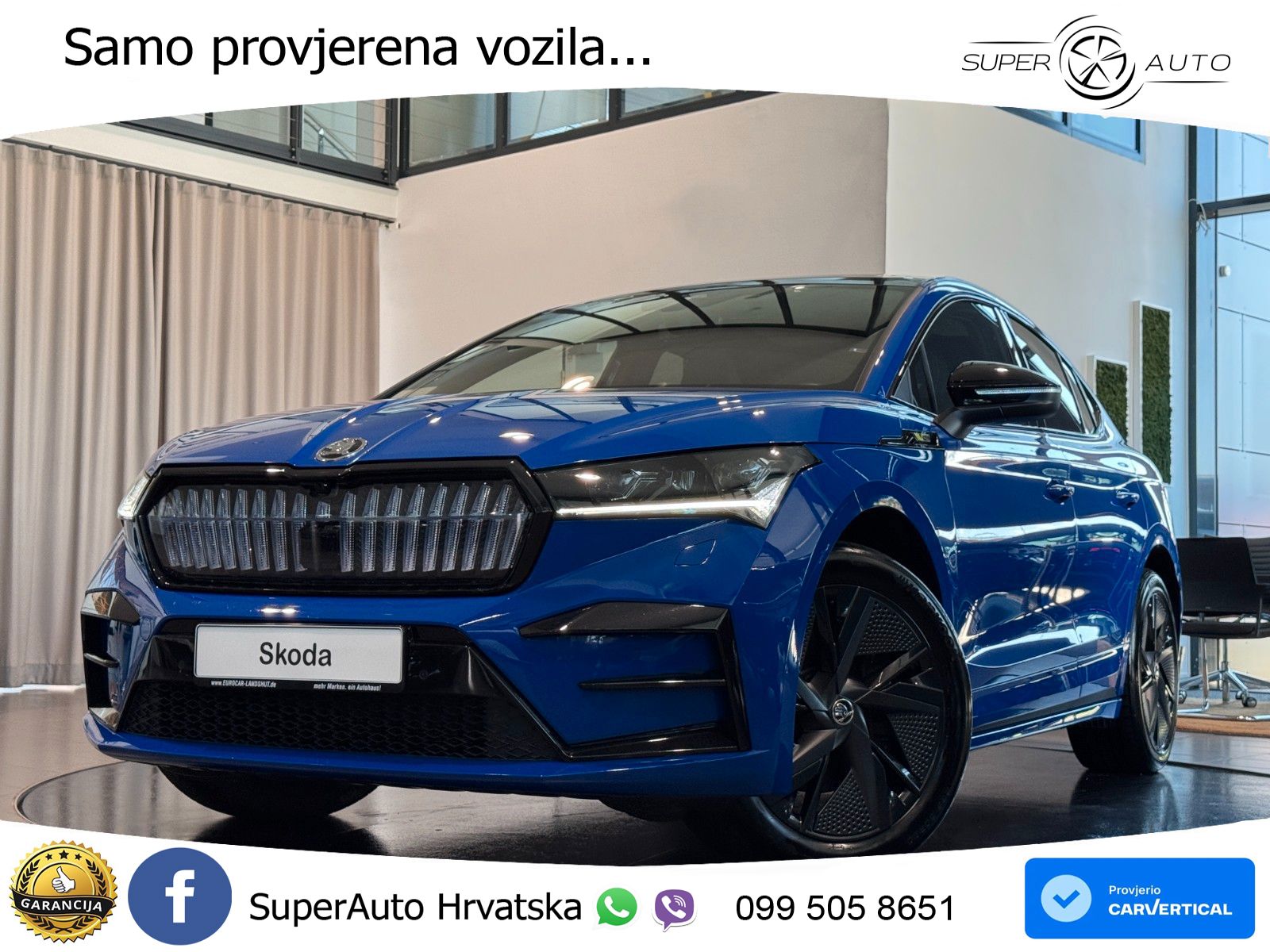 Škoda Enyaq Coupe iV RS 82 kWh (299 KS) AWD Lounge LED+GR SJED+ACC