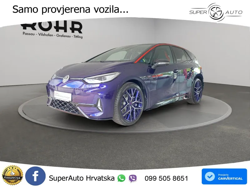 Volkswagen ID.3 GTX Performance 84 kWh (326 KS)