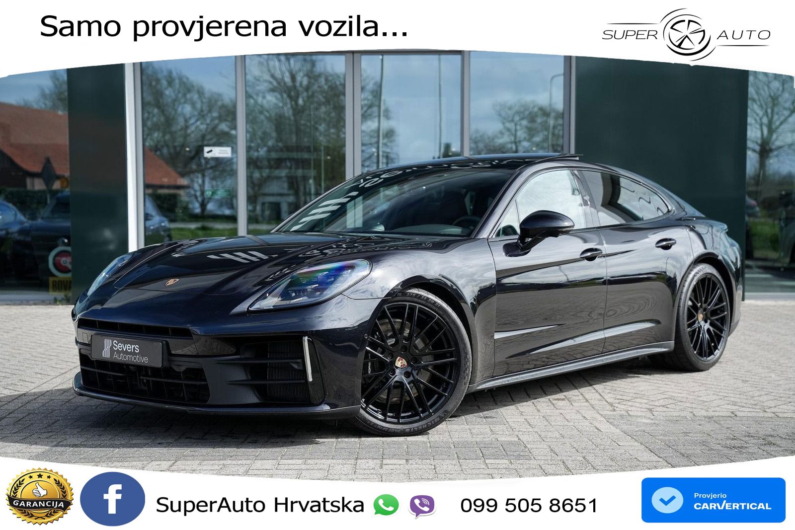 Porsche Panamera 4 2.9 V6 (470 KS) E-Hybrid PDK ZRAČNI+ACC+GR SJED+KAM+PANO
