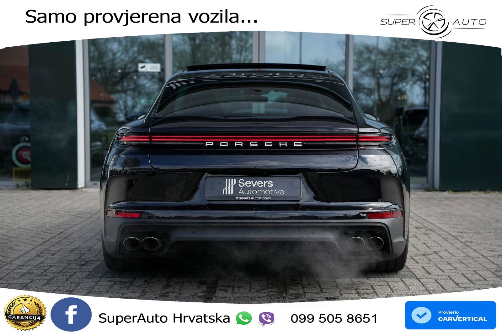 Porsche Panamera 4 2.9 V6 (470 KS) E-Hybrid PDK ZRAČNI+ACC+GR SJED+KAM+PANO