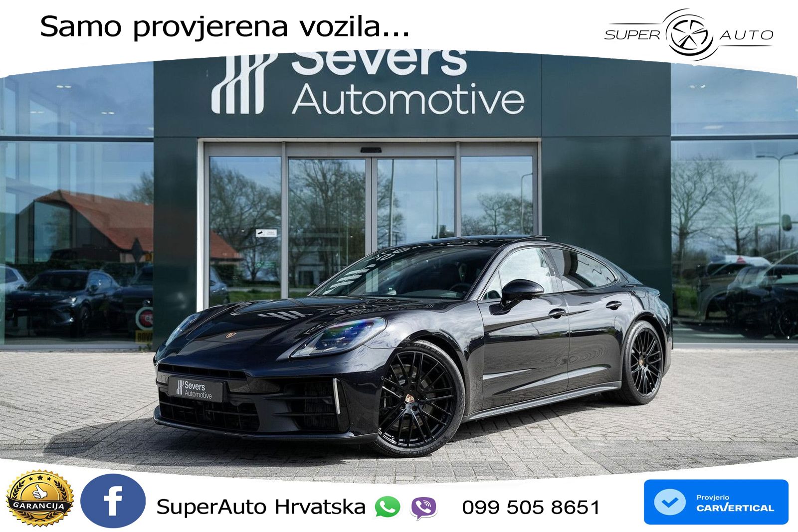 Porsche Panamera 4 2.9 V6 (470 KS) E-Hybrid PDK ZRAČNI+ACC+GR SJED+KAM+PANO