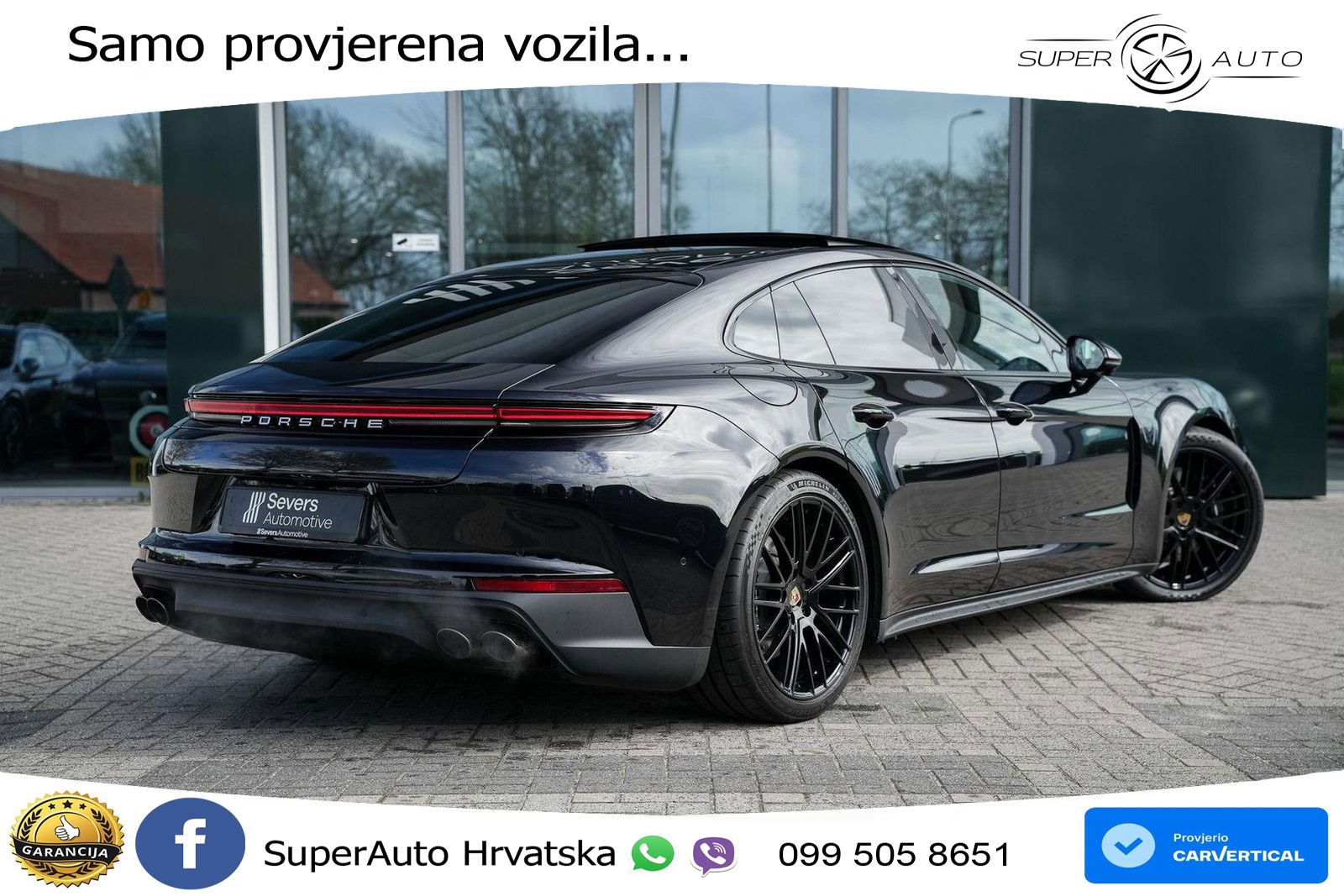 Porsche Panamera 4 2.9 V6 (470 KS) E-Hybrid PDK ZRAČNI+ACC+GR SJED+KAM+PANO