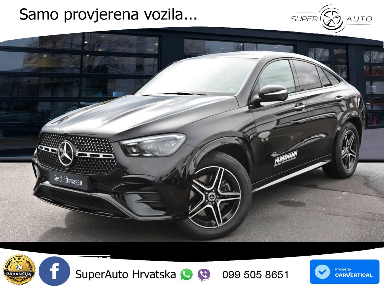 Mercedes GLE Coupe 300d (269 ks) EQ Boost 4MATIC 9G-TRONIC AMG LED+GR SJED+ACC