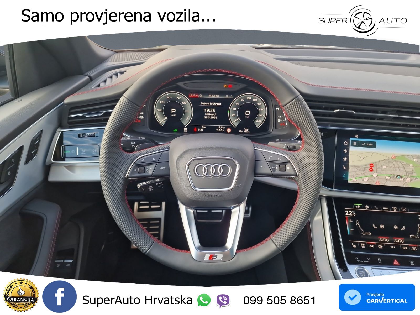 Audi Q8 55 TFSIe V6 (394 KS) quattro Tiptronic S line LED+GR SJED+ACC