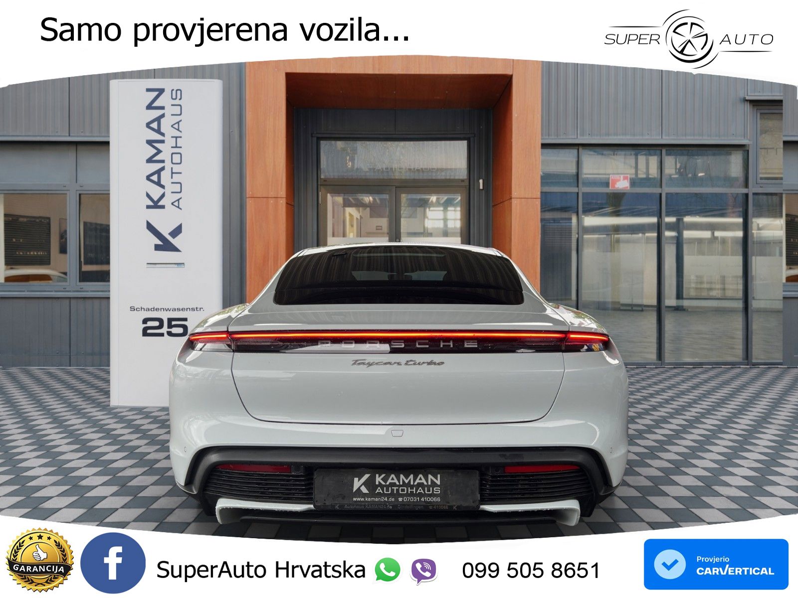 Porsche Taycan Turbo 93.4 kWh (680 KS)