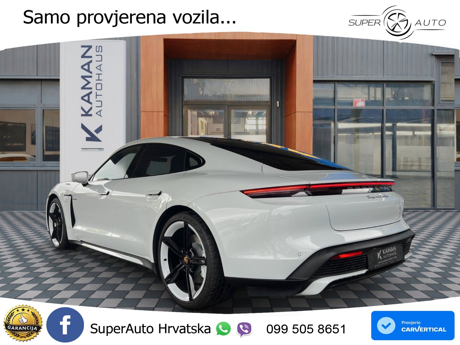 Porsche Taycan Turbo 93.4 kWh (680 KS)