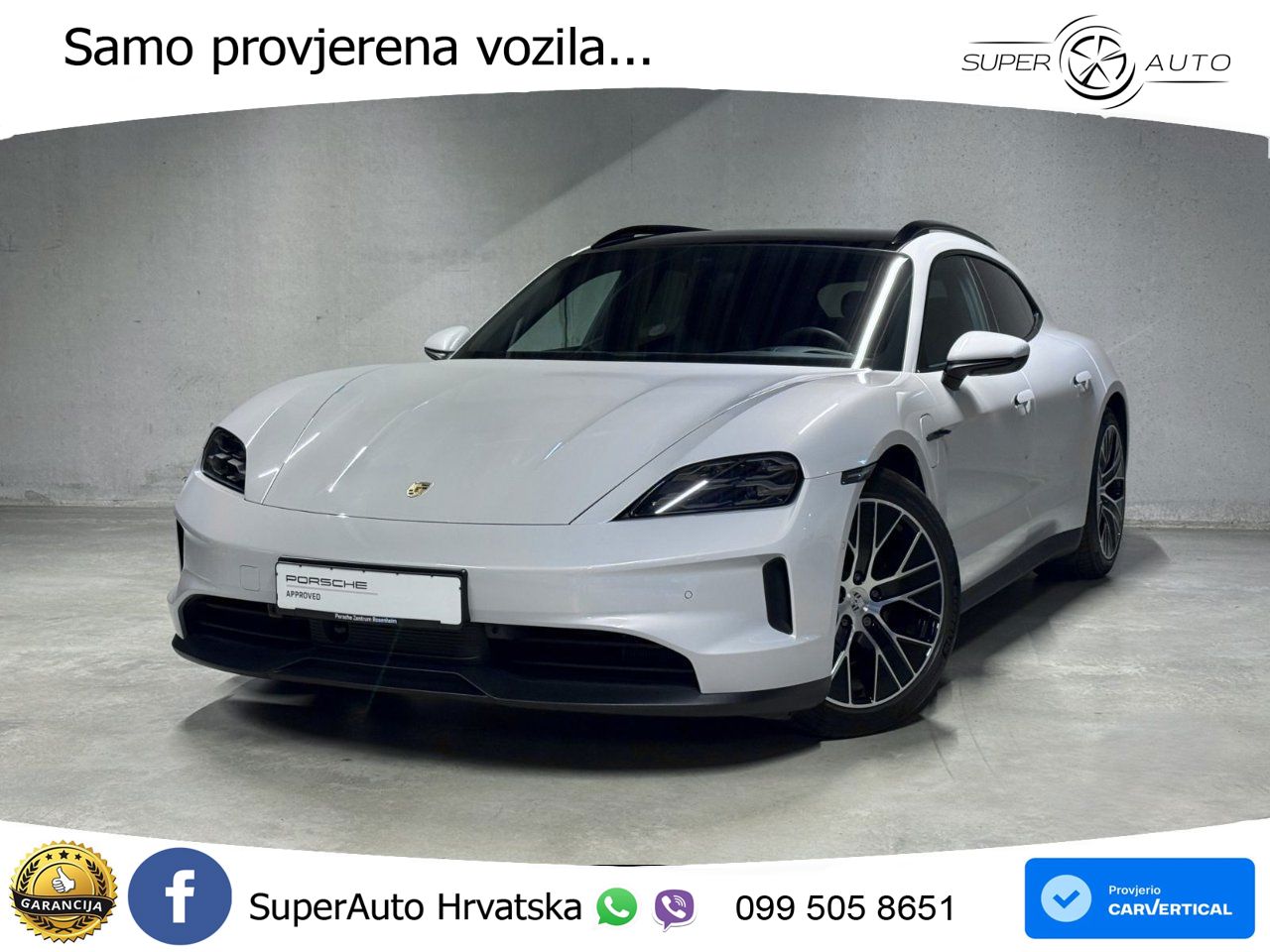 Porsche Taycan Sport Turismo 105 kWh (435 KS)