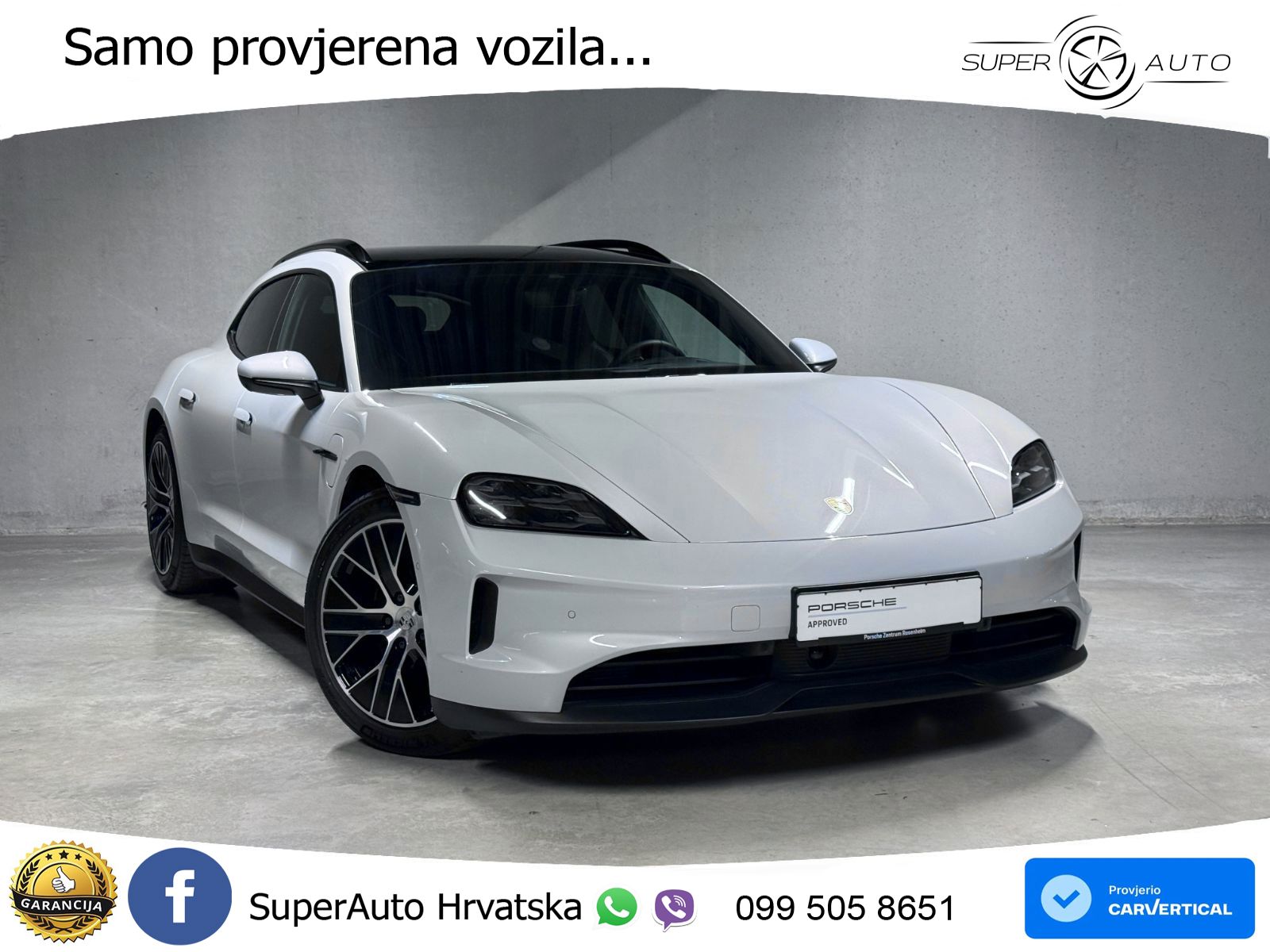 Porsche Taycan Sport Turismo 105 kWh (435 KS)