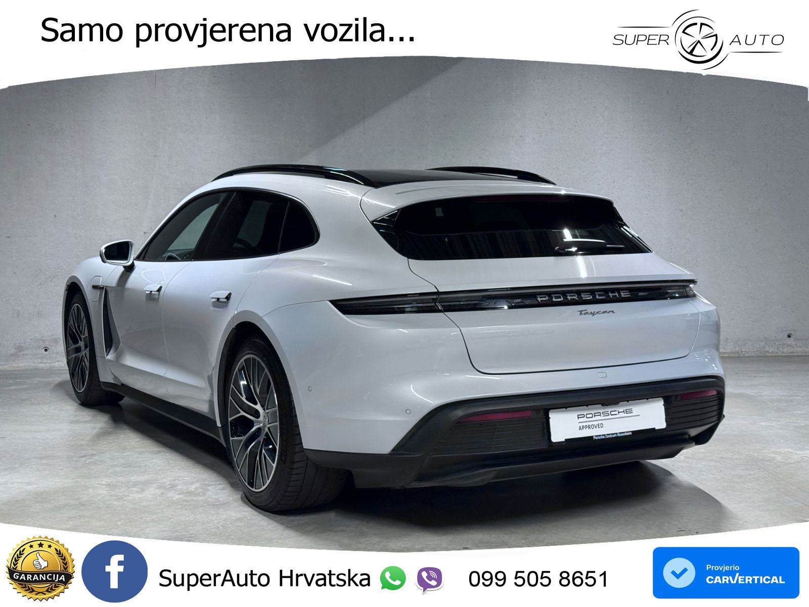 Porsche Taycan Sport Turismo 105 kWh (435 KS)