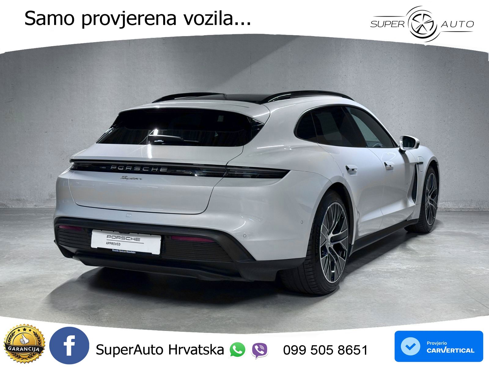 Porsche Taycan Sport Turismo 105 kWh (435 KS)