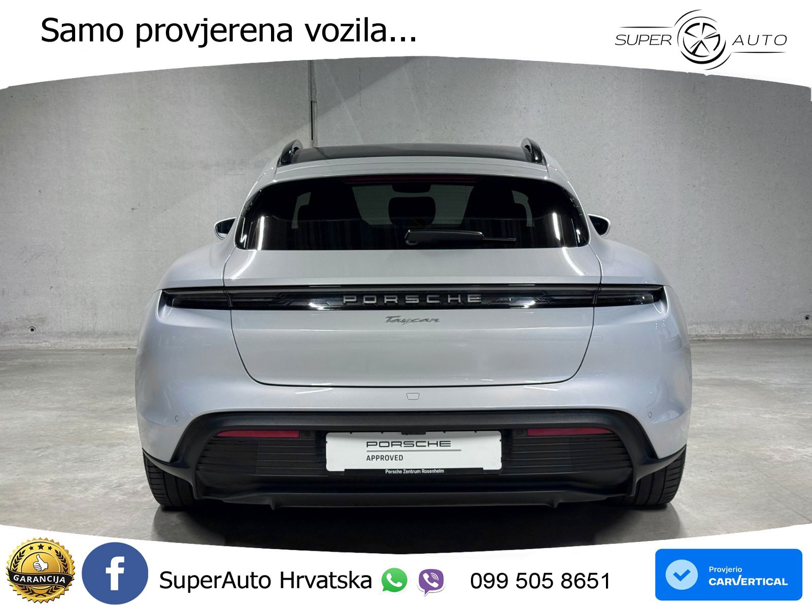Porsche Taycan Sport Turismo 105 kWh (435 KS)