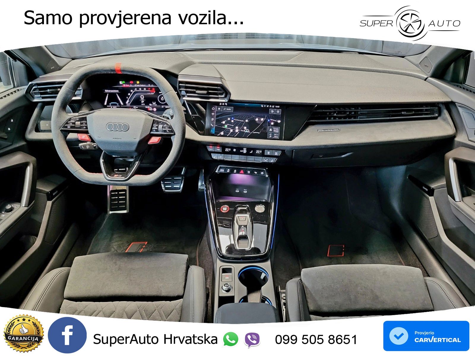 Audi RS3 Sedan 2.5 TFSI (400 KS) quattro S tronic LED+GR SJED+ACC