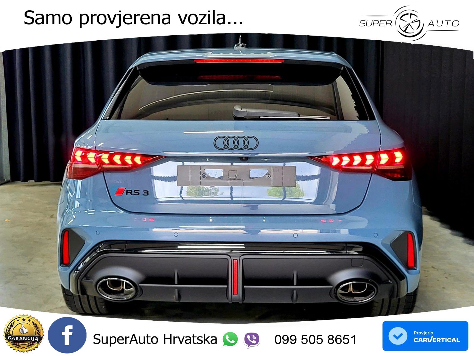 Audi RS3 Sedan 2.5 TFSI (400 KS) quattro S tronic LED+GR SJED+ACC