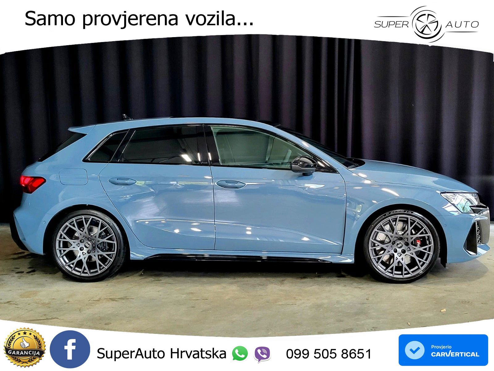 Audi RS3 Sedan 2.5 TFSI (400 KS) quattro S tronic LED+GR SJED+ACC