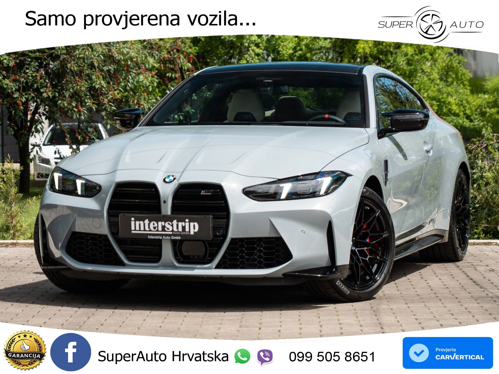 BMW M4 Competition 3.0 (530 KS) xDrive Steptronic LED+GR SJED+ACC