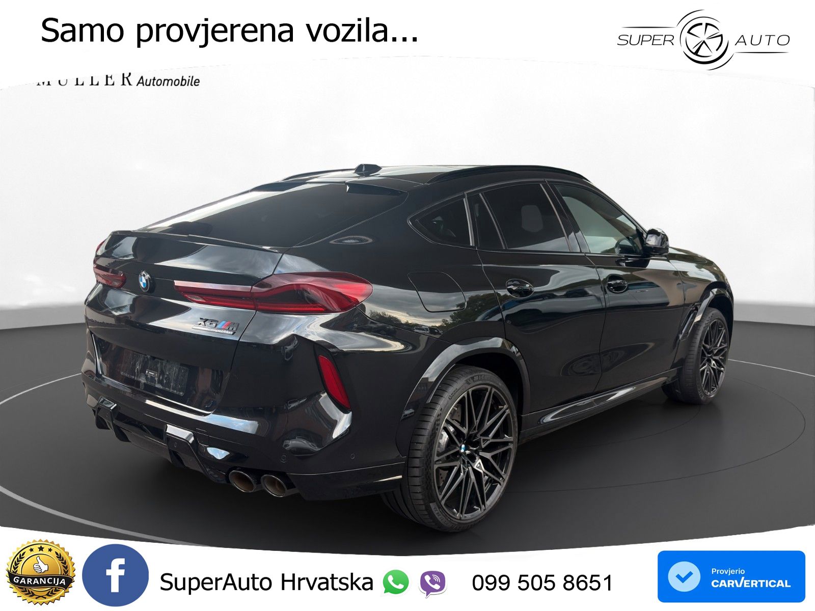 BMW X6 M Competition 4.4 V8 (625 KS) xDrive Steptronic LED+GR SJED+ACC