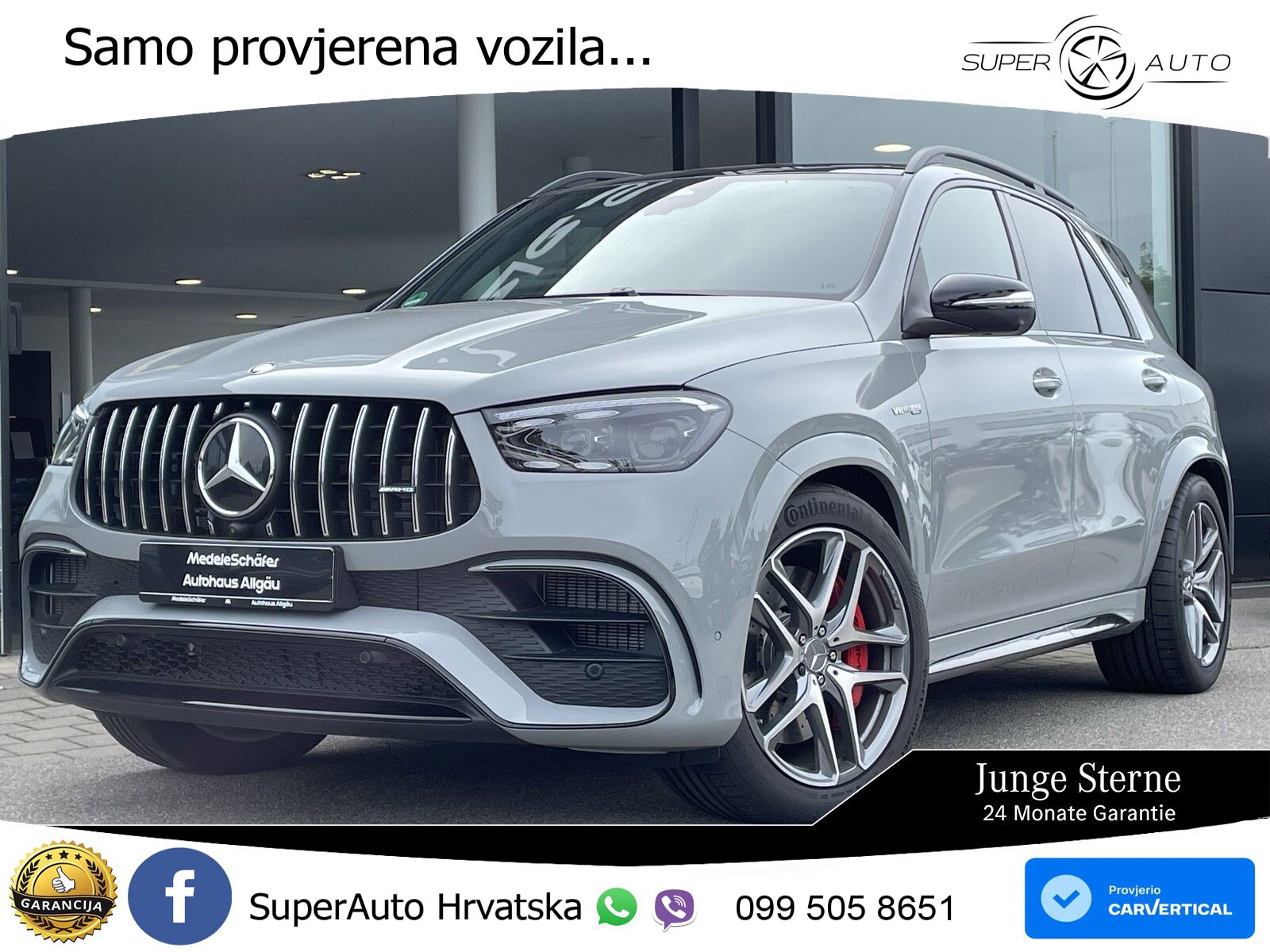 Mercedes AMG GLE 63 S V8 (612 KS) EQ Boost 4MATIC+ AMG SPEEDSHIFT TCT 9G LED+GR SJED+ACC