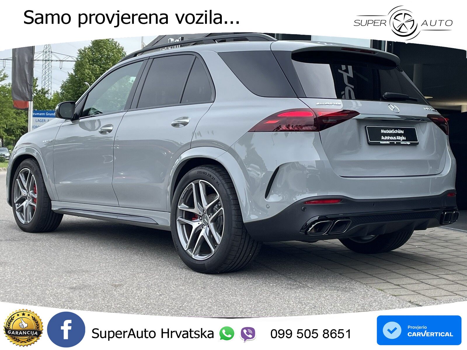 Mercedes AMG GLE 63 S V8 (612 KS) EQ Boost 4MATIC+ AMG SPEEDSHIFT TCT 9G LED+GR SJED+ACC