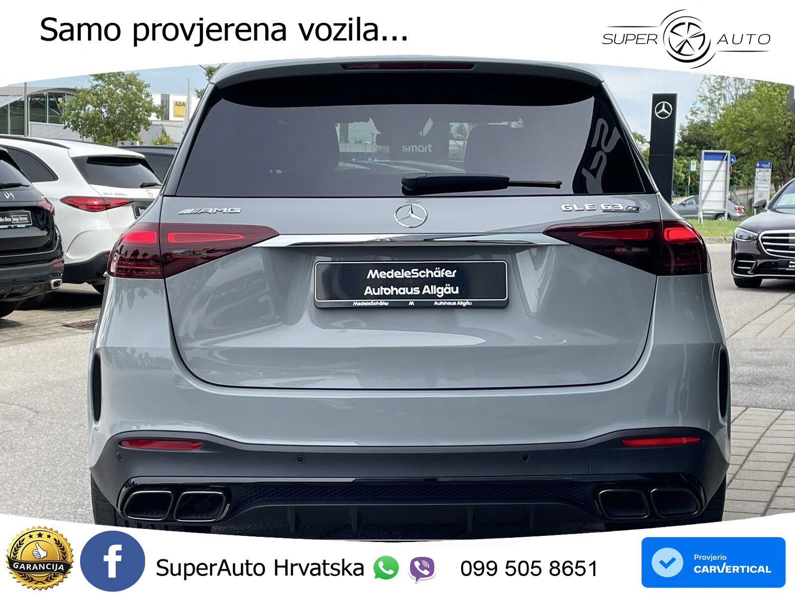 Mercedes AMG GLE 63 S V8 (612 KS) EQ Boost 4MATIC+ AMG SPEEDSHIFT TCT 9G LED+GR SJED+ACC