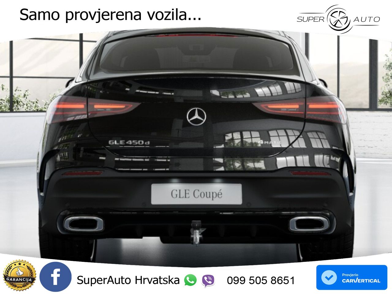 Mercedes GLE Coupe 450d (367 KS) EQ Boost 4MATIC 9G-TRONIC AMG LED+GR SJED+ACC