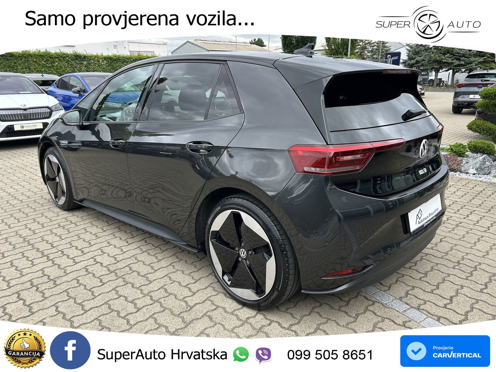 Volkswagen ID.3 Pro Performance 62 kWh (204 KS) LED+GR SJED+ACC