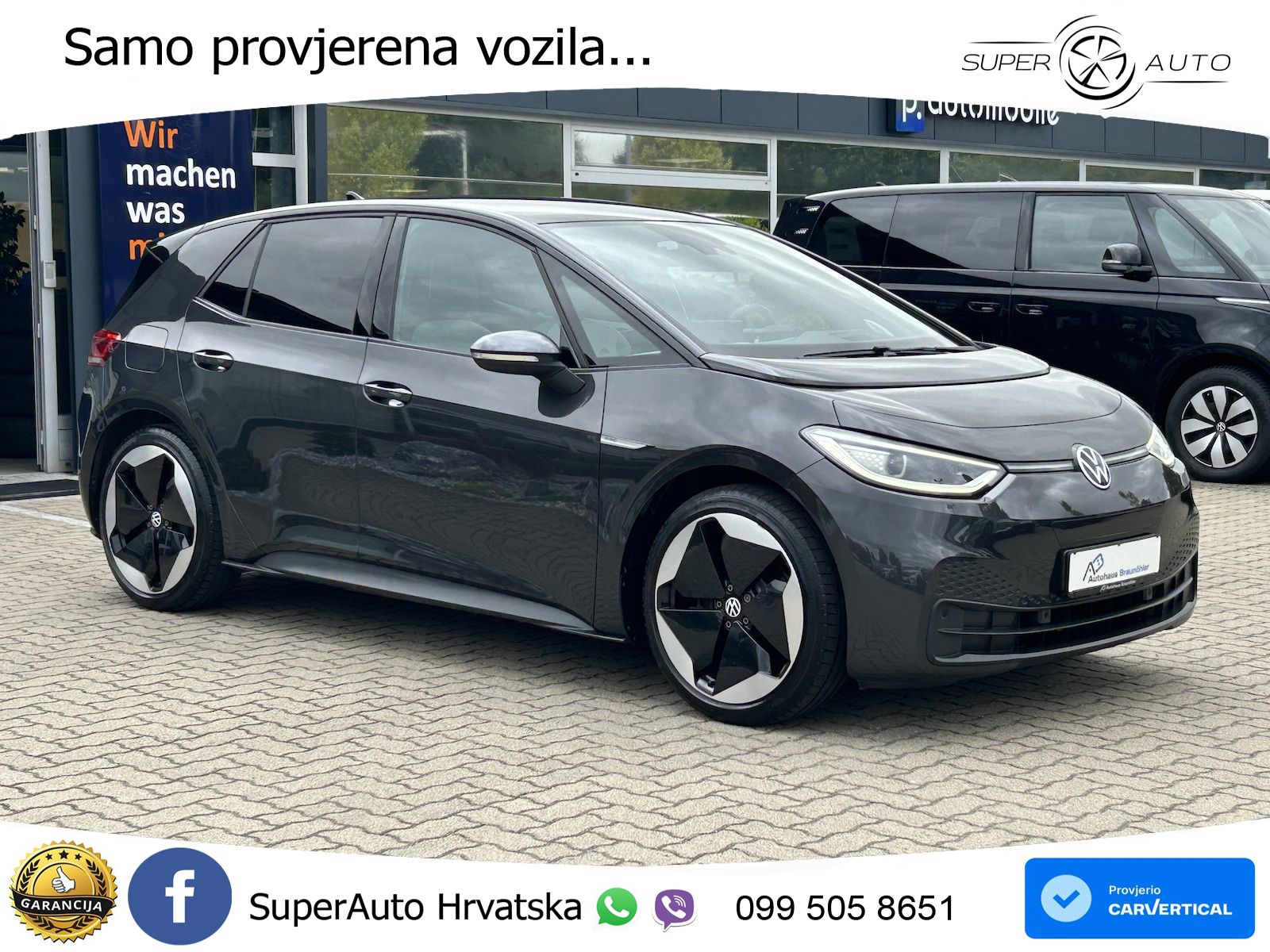 Volkswagen ID.3 Pro Performance 62 kWh (204 KS) LED+GR SJED+ACC