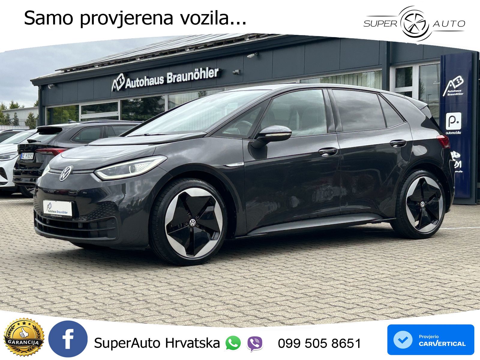Volkswagen ID.3 Pro Performance 62 kWh (204 KS) LED+GR SJED+ACC