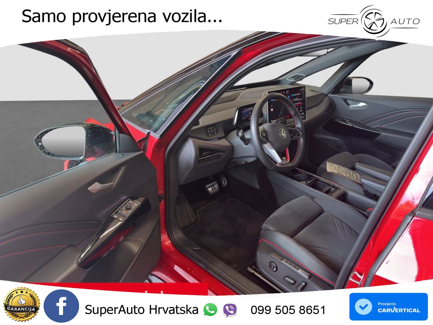 Volkswagen ID.3 GTX Performance 84 kWh (326 KS) LED+GR SJED+ACC