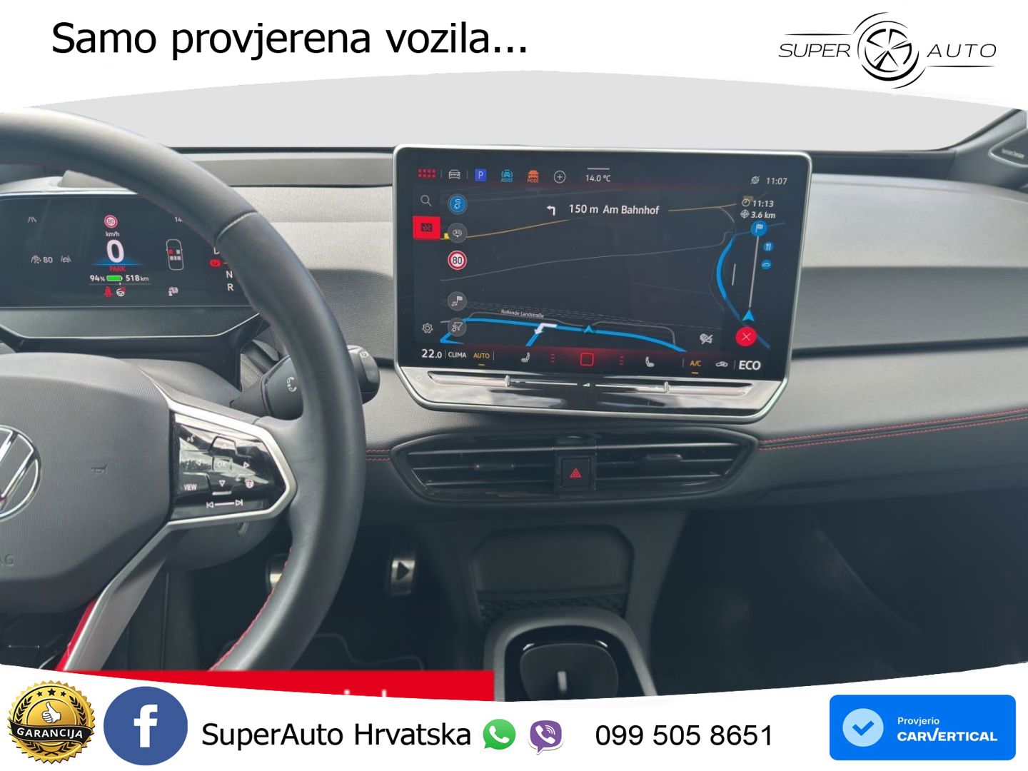 Volkswagen ID.3 GTX Performance 84 kWh (326 KS) LED+GR SJED+ACC