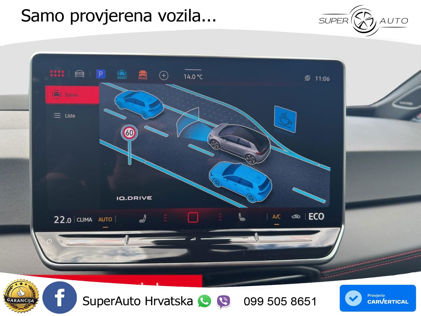 Volkswagen ID.3 GTX Performance 84 kWh (326 KS) LED+GR SJED+ACC