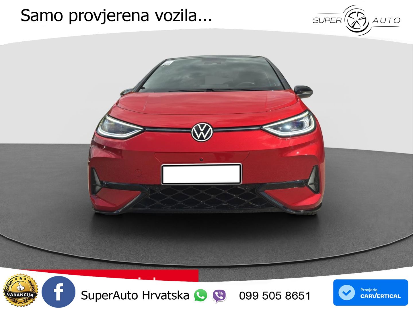 Volkswagen ID.3 GTX Performance 84 kWh (326 KS) LED+GR SJED+ACC