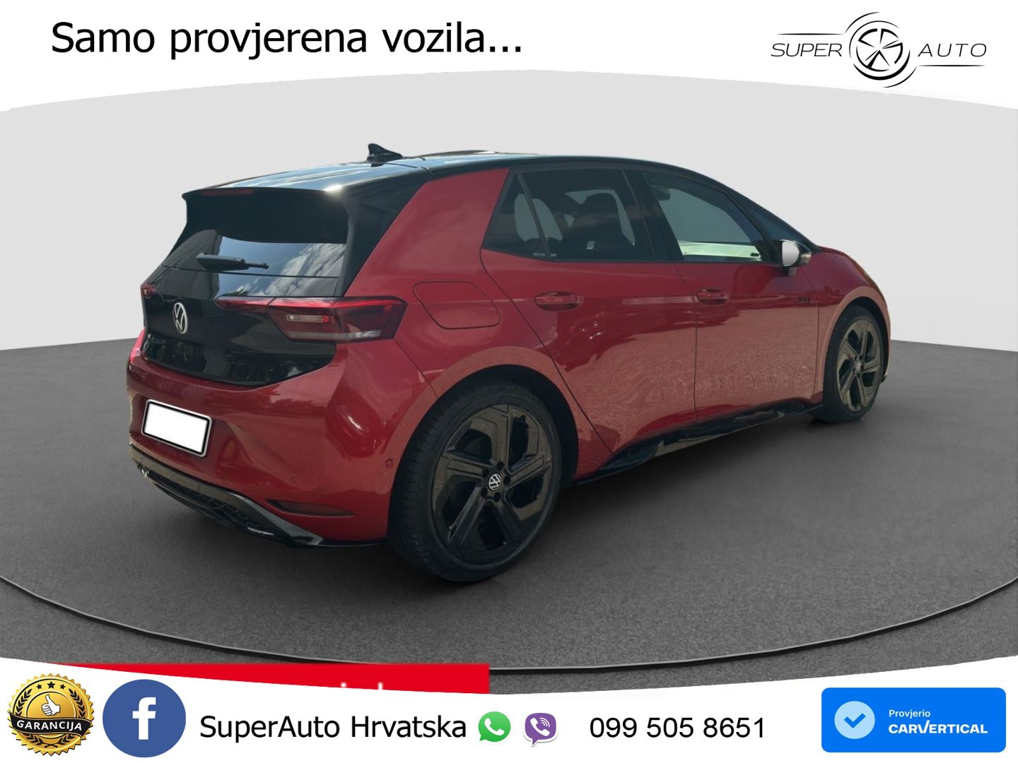Volkswagen ID.3 GTX Performance 84 kWh (326 KS) LED+GR SJED+ACC