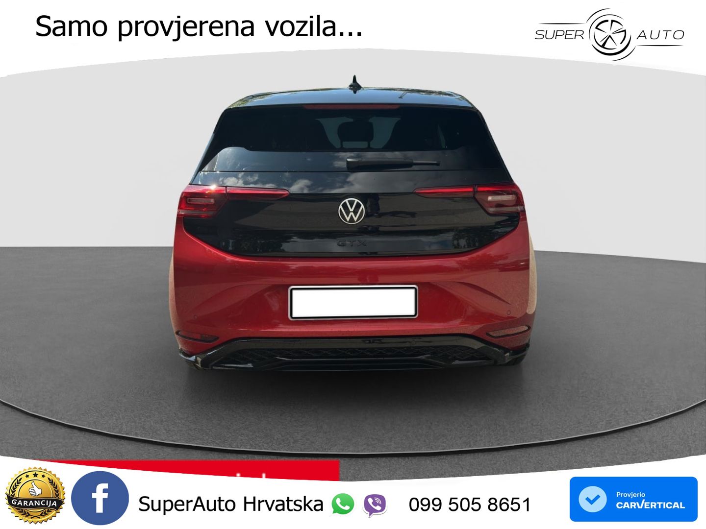 Volkswagen ID.3 GTX Performance 84 kWh (326 KS) LED+GR SJED+ACC