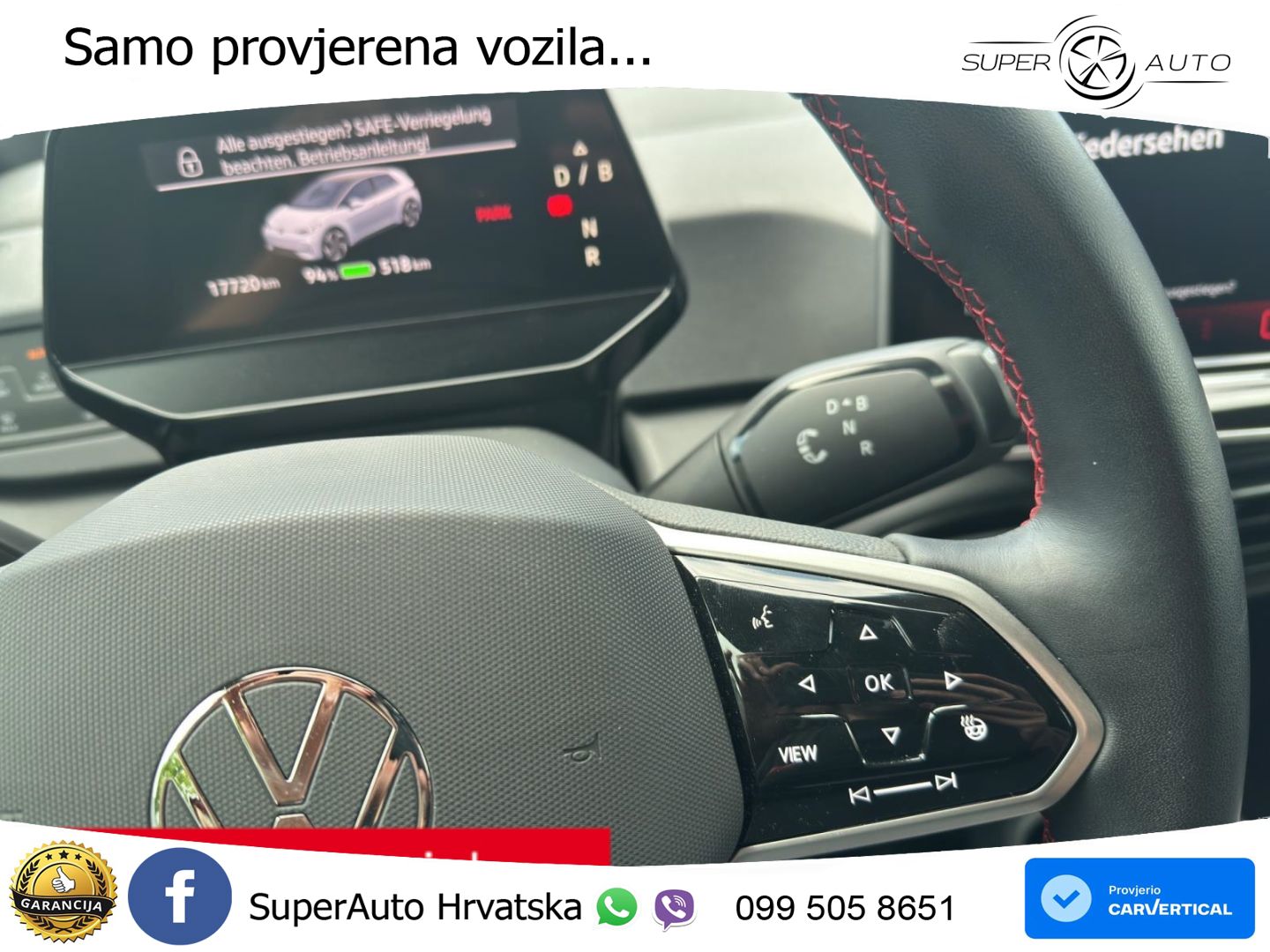 Volkswagen ID.3 GTX Performance 84 kWh (326 KS) LED+GR SJED+ACC