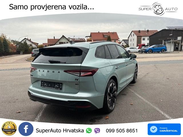 Škoda Enyaq iV 80 82 kWh (204 KS) SportLine LED+GR SJED+ACC