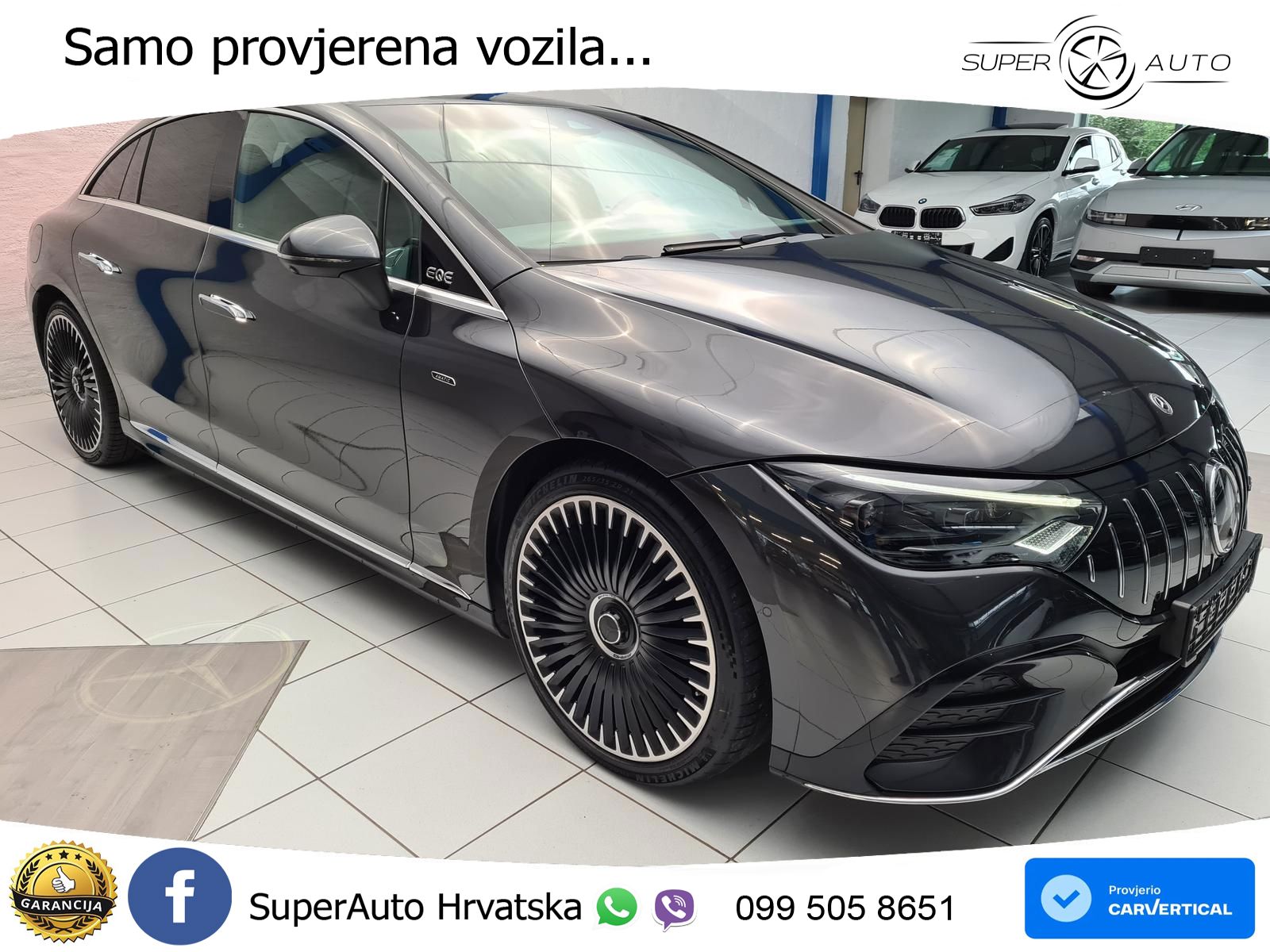 Mercedes EQE AMG 43 100 kWh (476 KS) 4MATIC ACC+HEAD+4xGR SJED+360+PANO