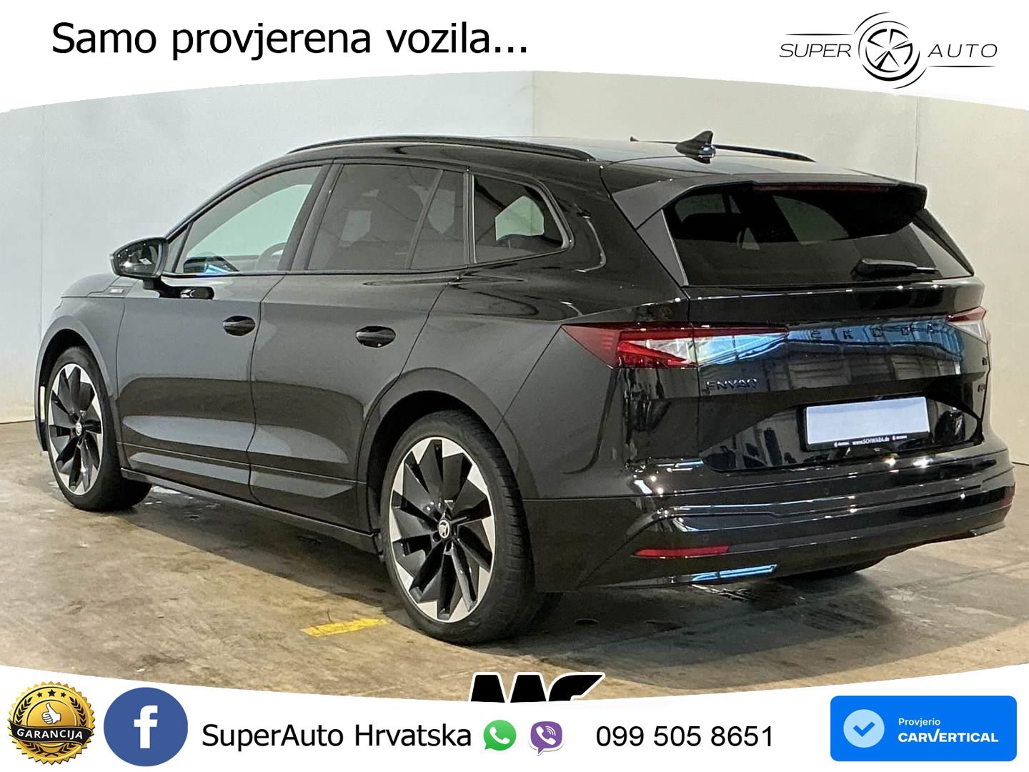 Škoda Enyaq iV 80 82 kWh (204 KS) SportLine LED+GR SJED+ACC